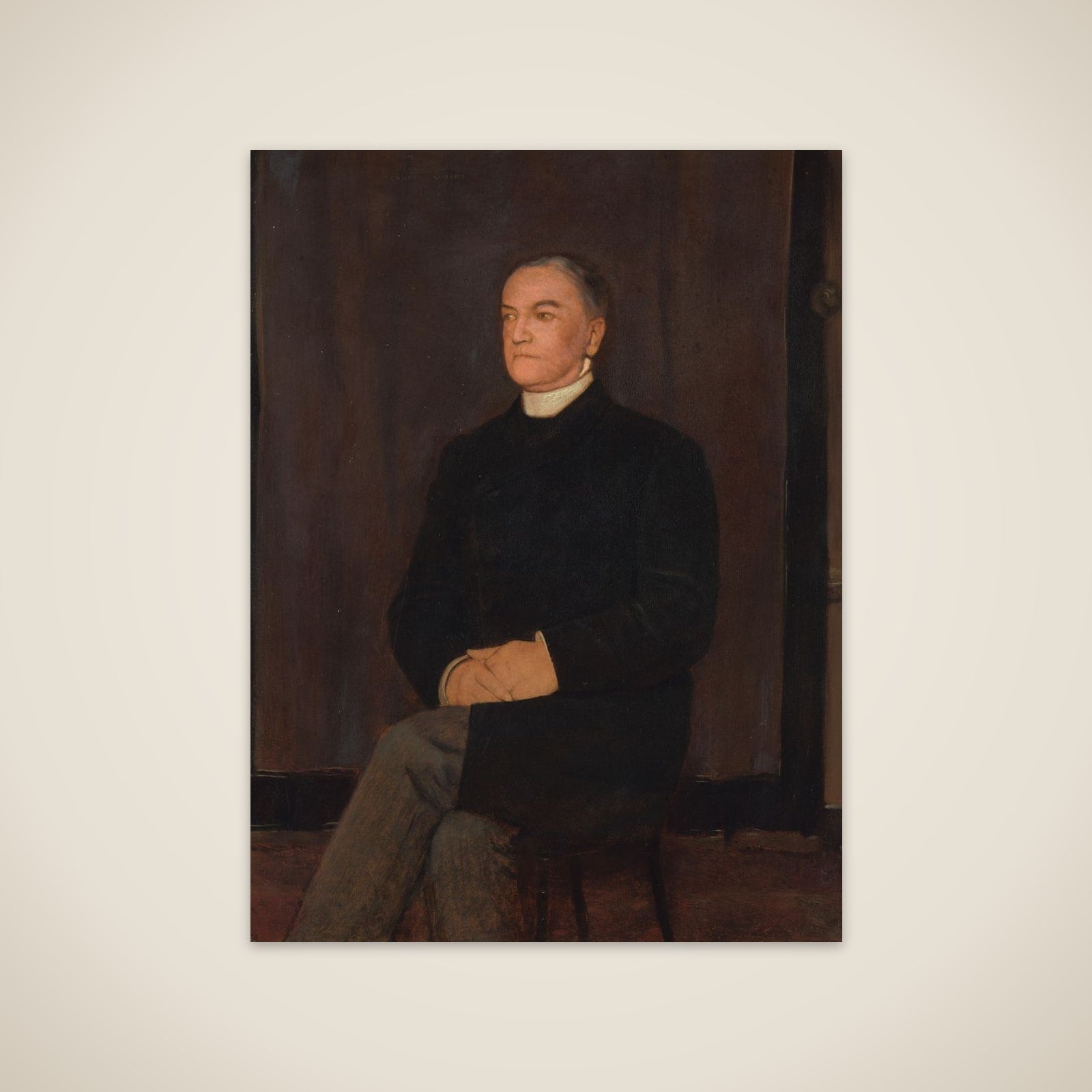 Portrait of Augustinus Gerardus Hubertus van Rijckevorsel unframed print