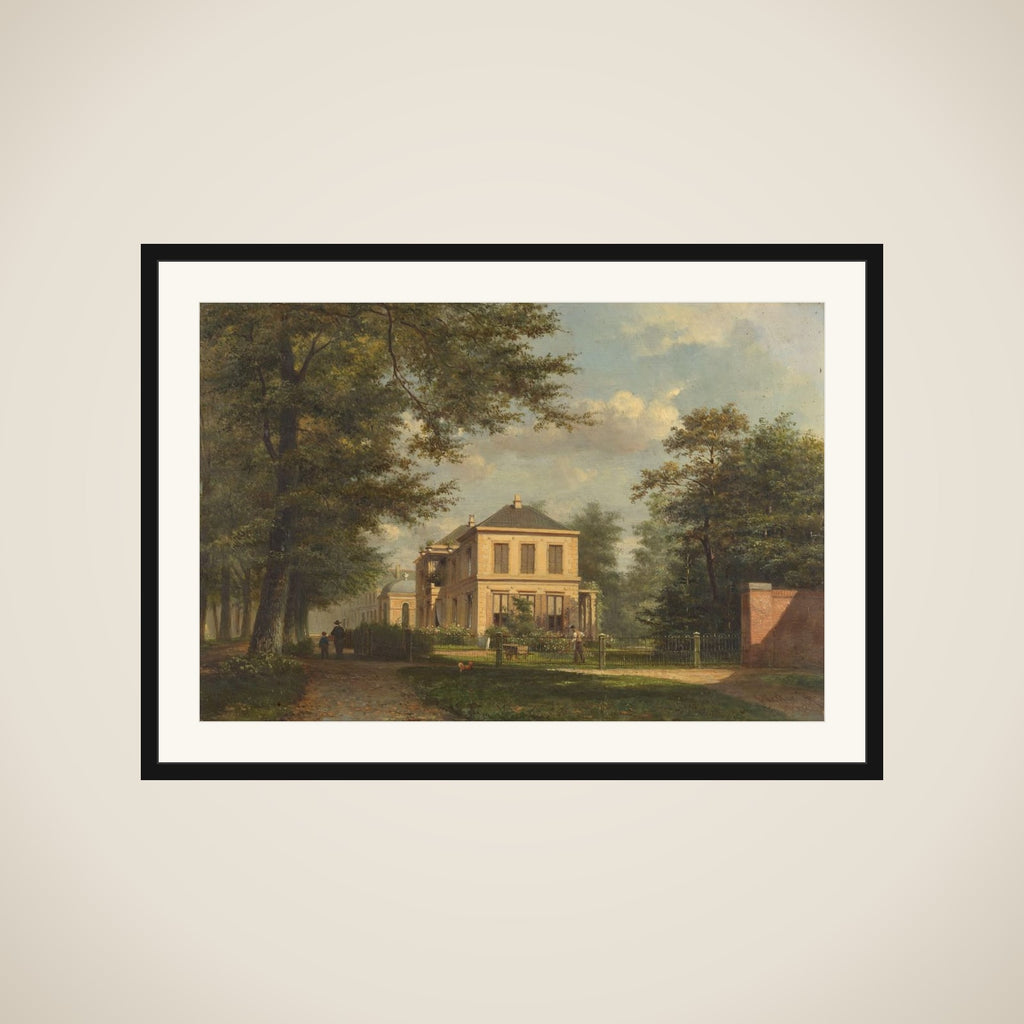 Het buiten Zorg Vrij aan de Kleine Houtweg te Haarlem framed