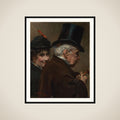 Père et fille framed