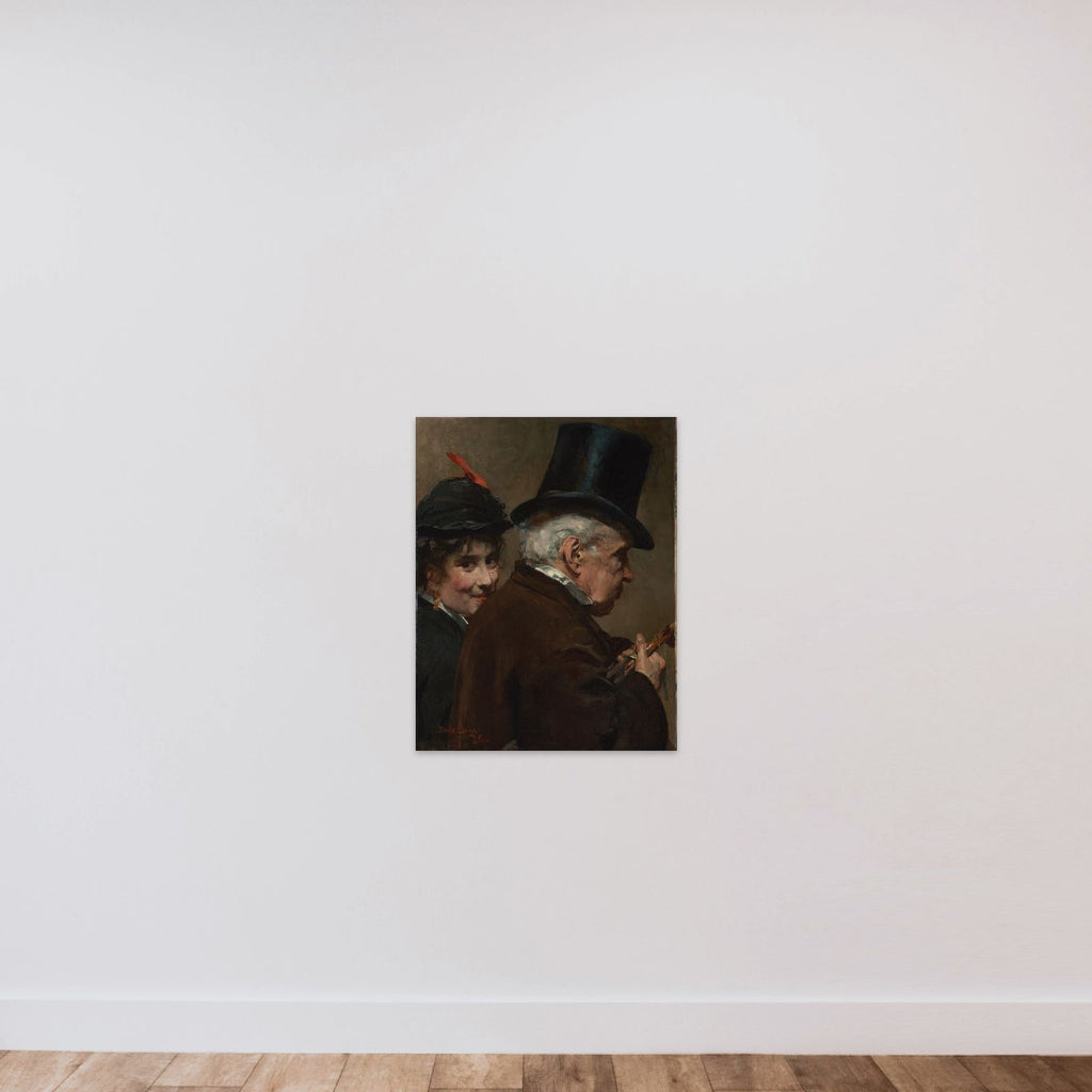 Père et fille unframed — shown to scale