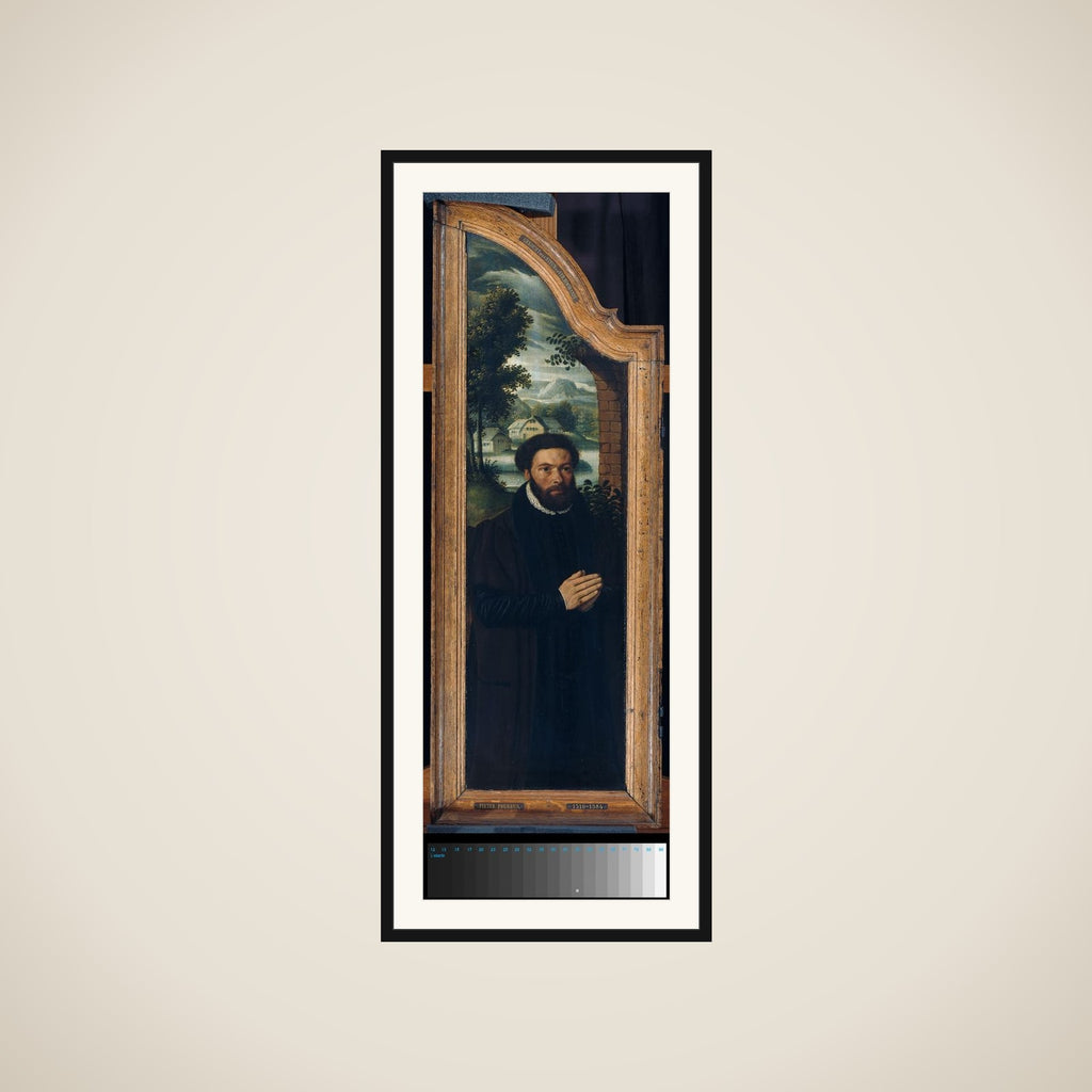 Wing of a Triptych with the Portrait of Julien de Brouckere framed
