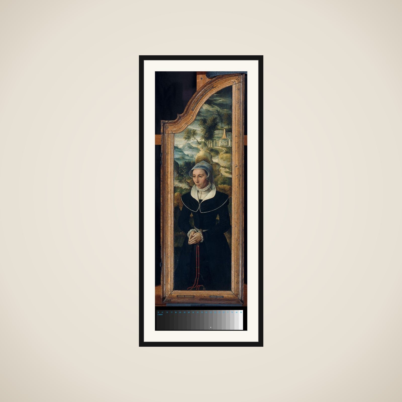 Wing of a Triptych with the Portrait of Elisabeth Canneel framed