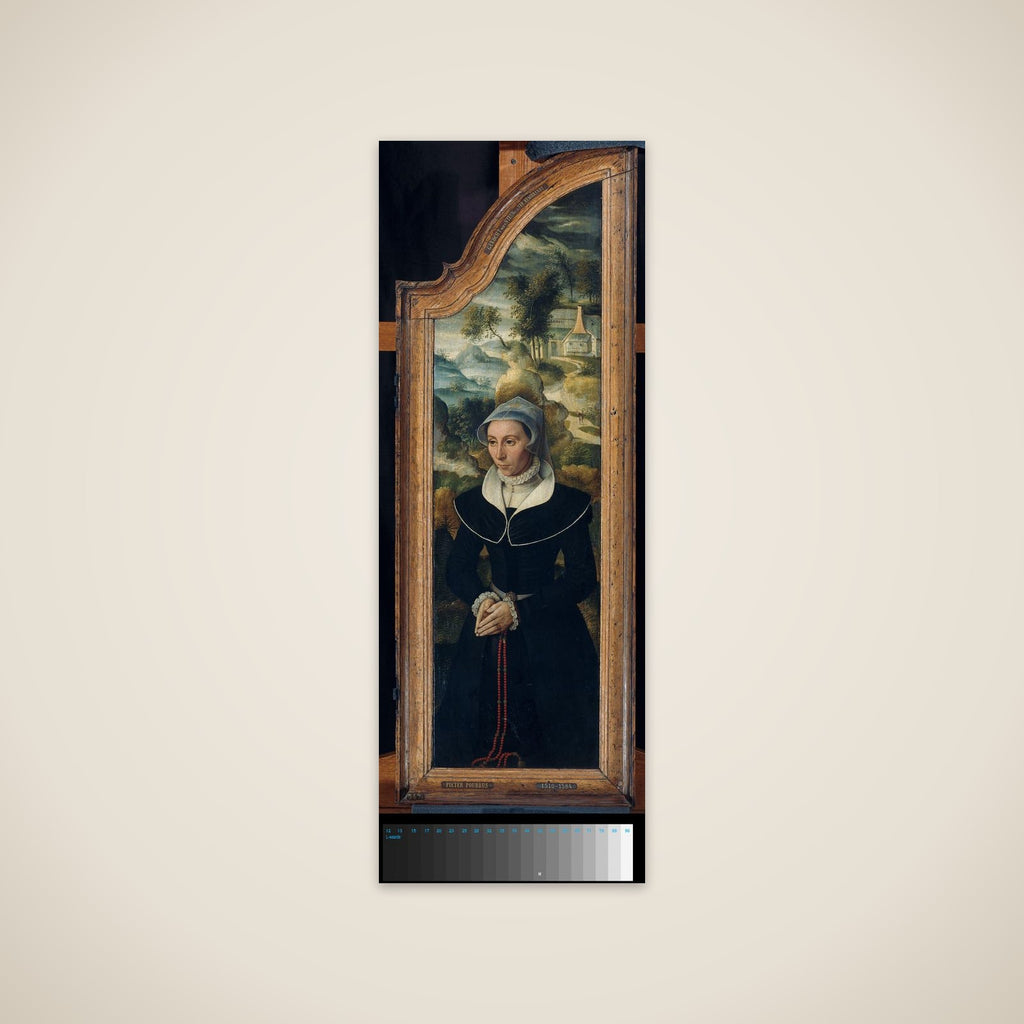 Wing of a Triptych with the Portrait of Elisabeth Canneel unframed print