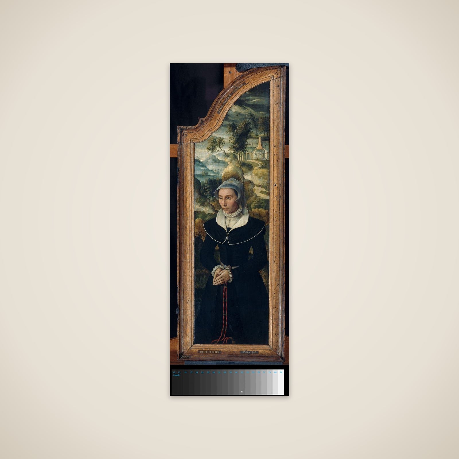 Wing of a Triptych with the Portrait of Elisabeth Canneel unframed print