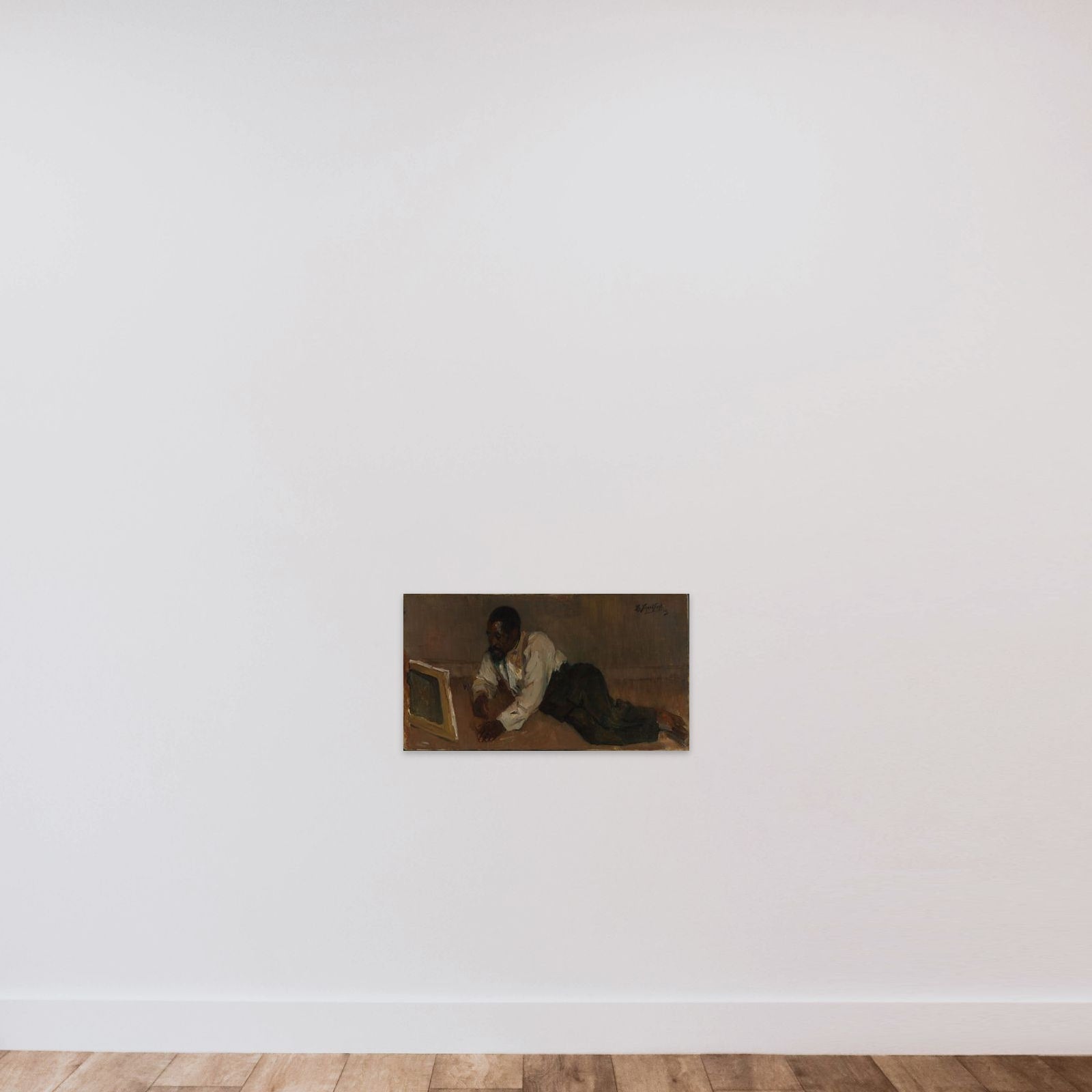 Nieuwsgierig unframed — shown to scale