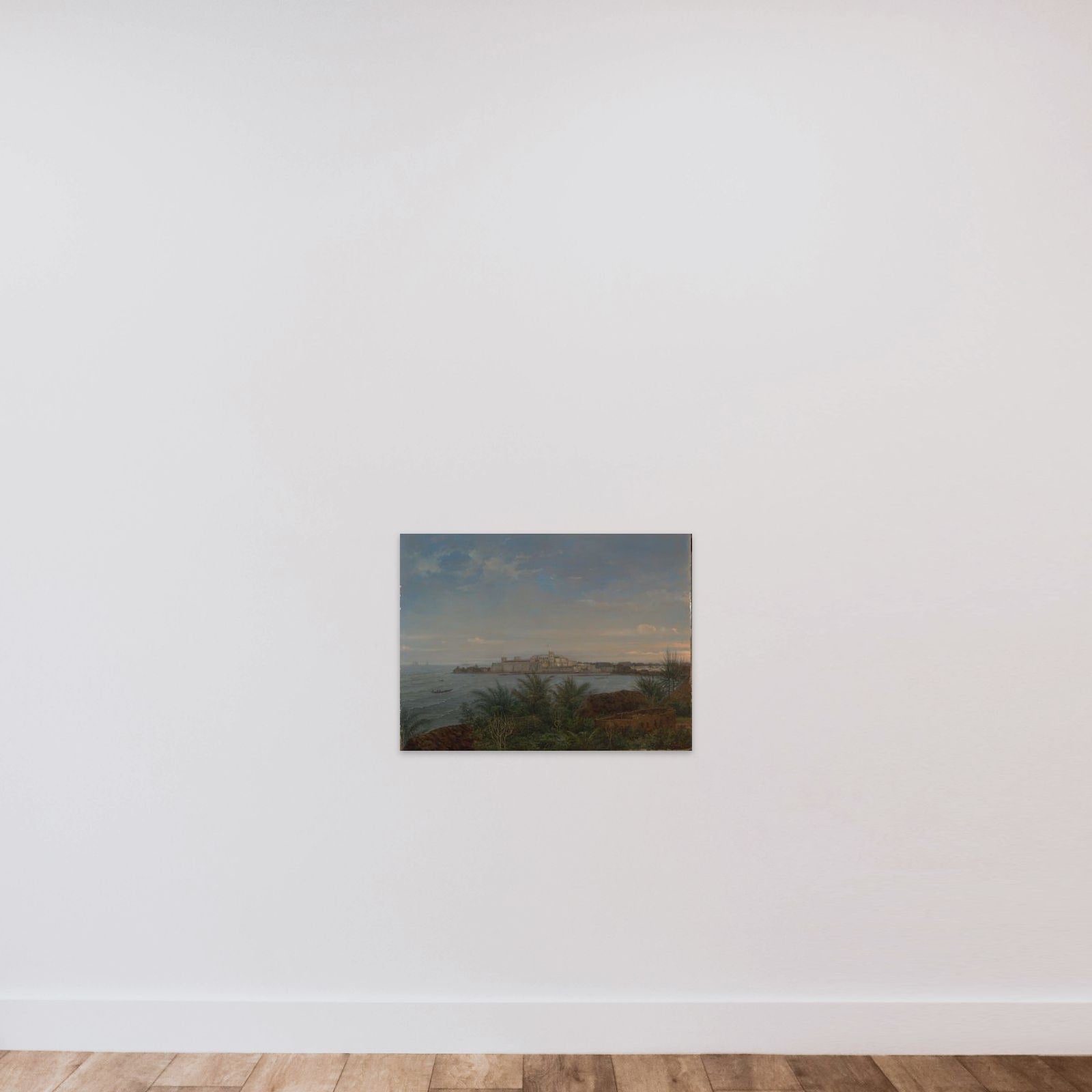 View of het Nederlandse kasteel van Elmina aan de Goudkust unframed — shown to scale