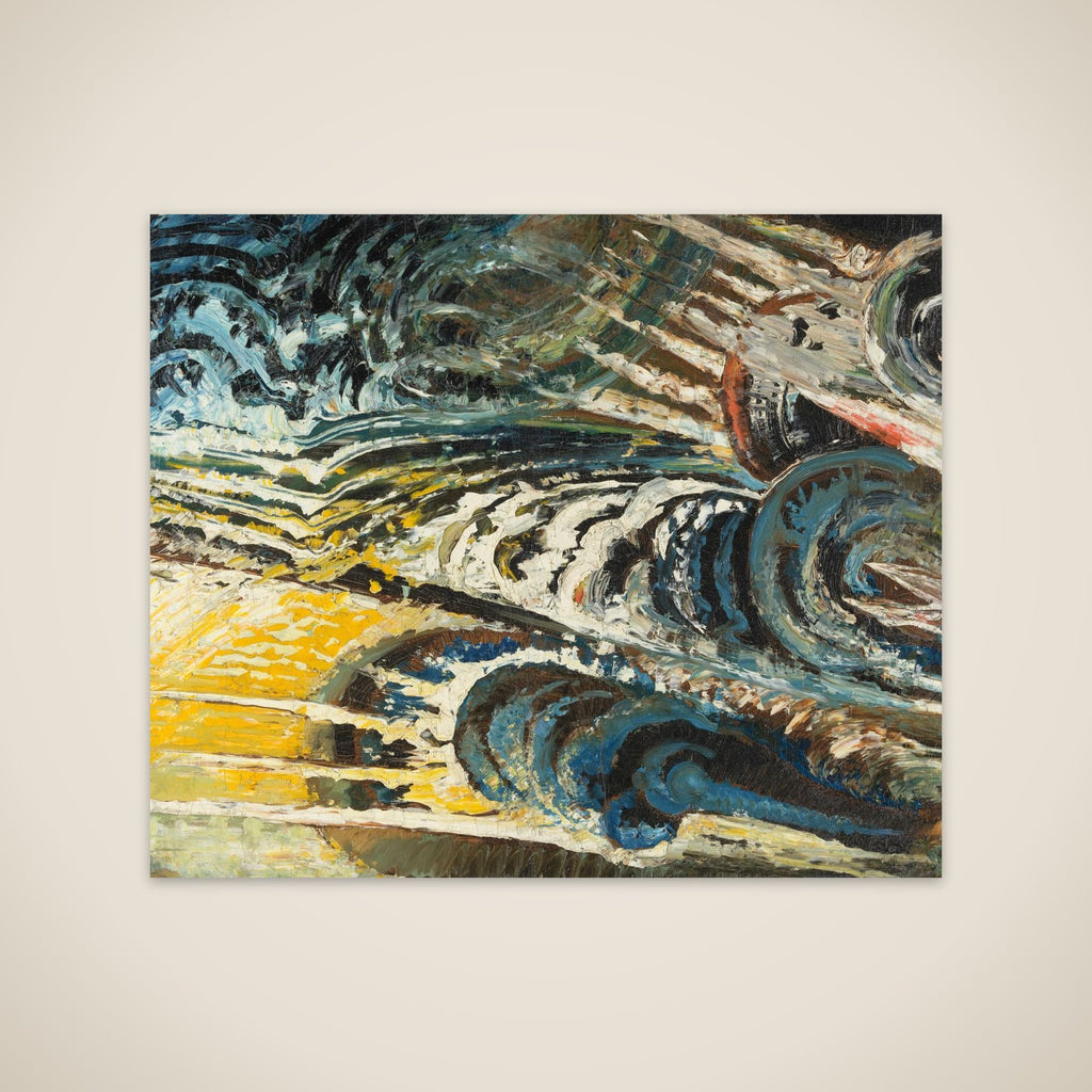 Abstract-futurist Composition unframed print