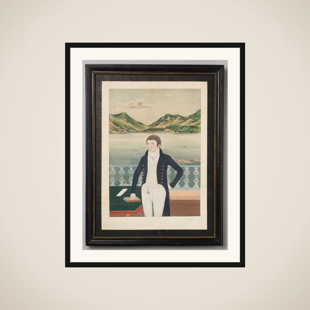 Portrait of Maarten Mak framed