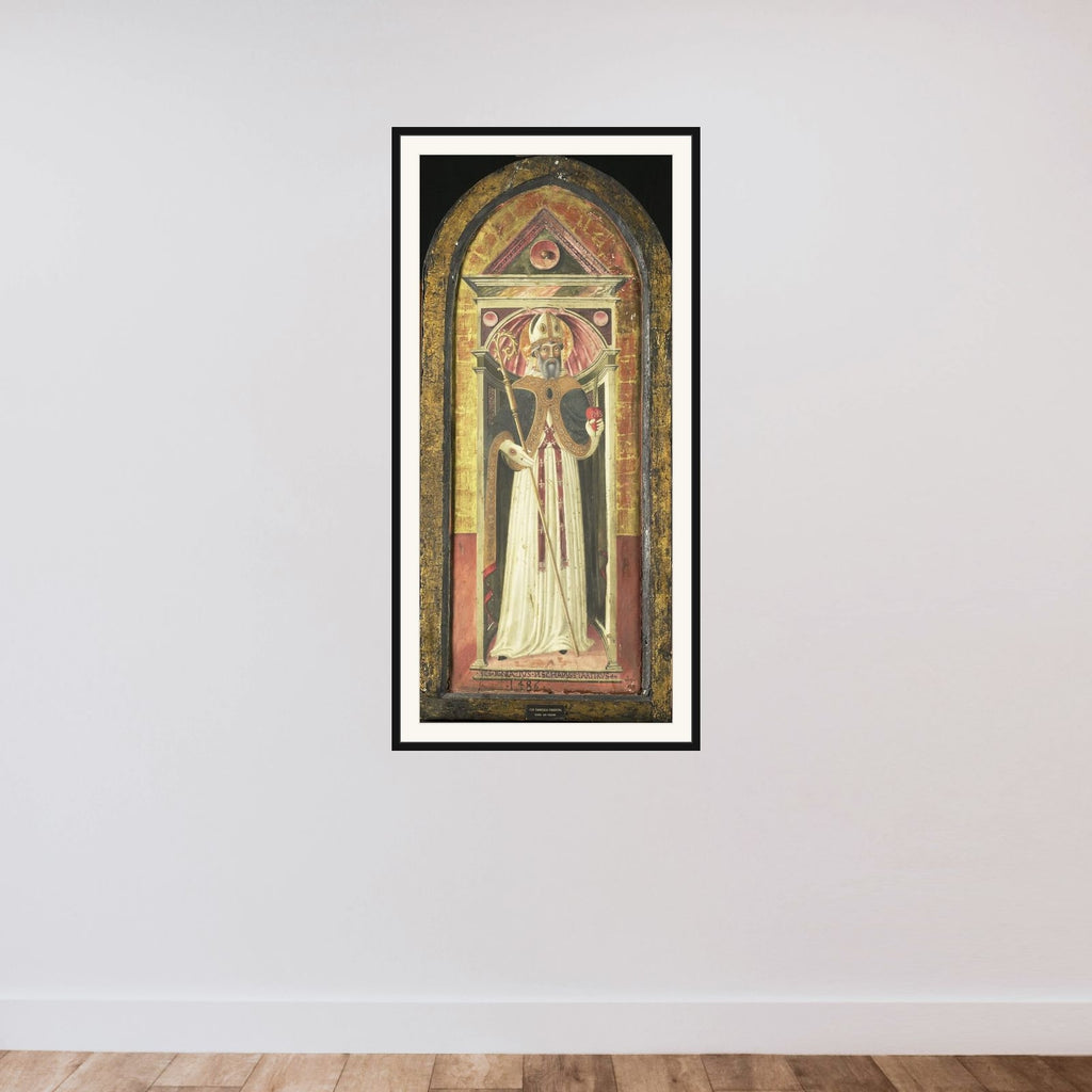 Saint Ignatius of Antioch framed — shown to scale