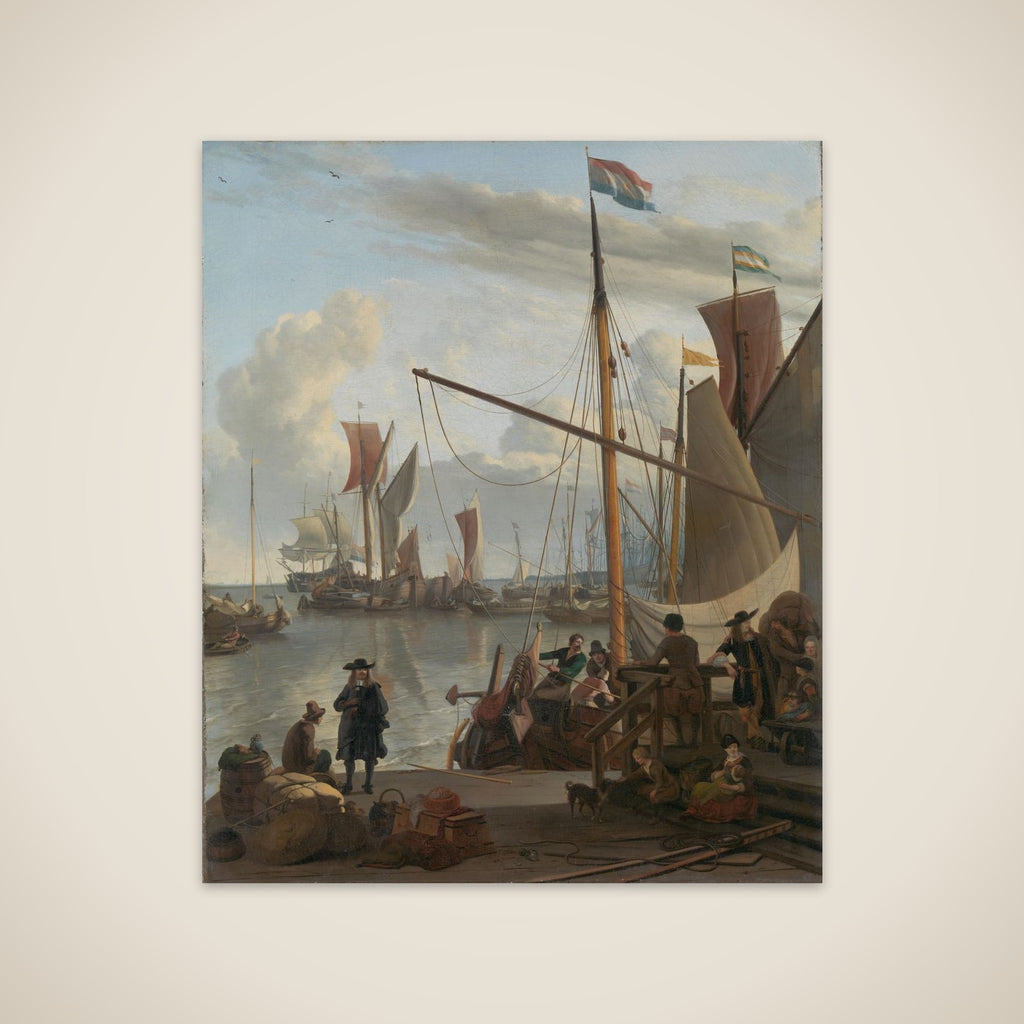 The Y at Amsterdam, seen from the Mosselsteiger (mussel pier) unframed print