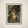 Memorial Portrait of Moses ter Borch (1645-1667) framed