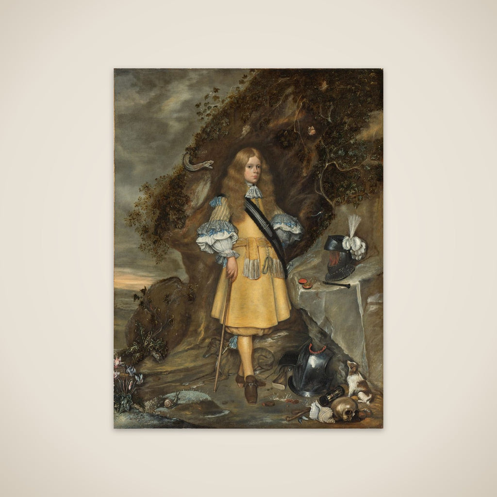 Memorial Portrait of Moses ter Borch (1645-1667) unframed print