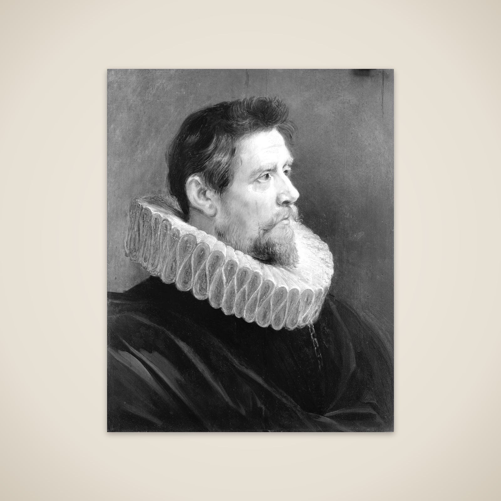 Mandsportræt unframed print