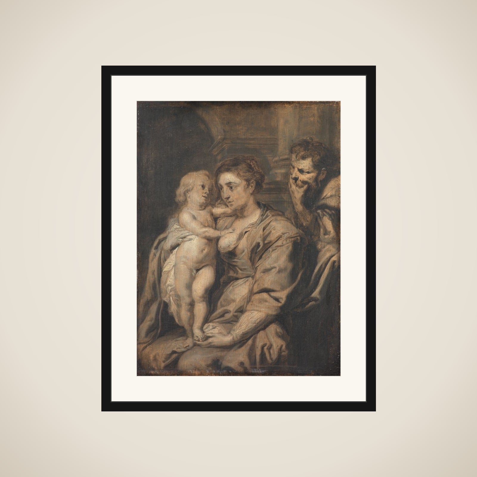 Den hellige Familie framed