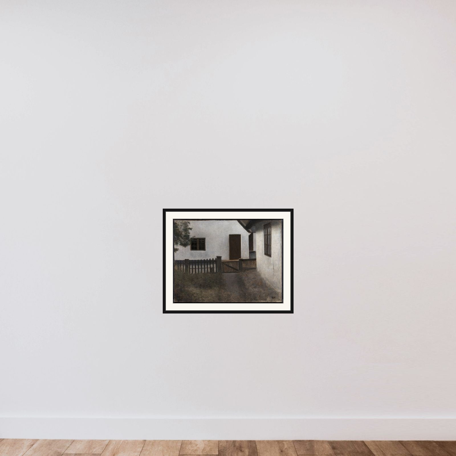 Husgavle. Frederiksværk. Sommer. framed — shown to scale