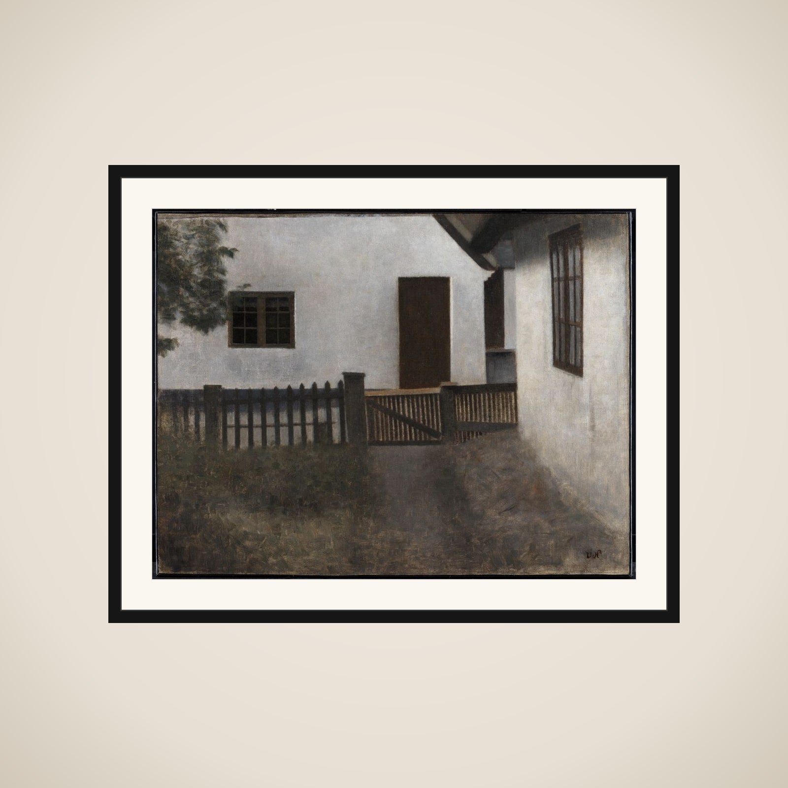Husgavle. Frederiksværk. Sommer. framed