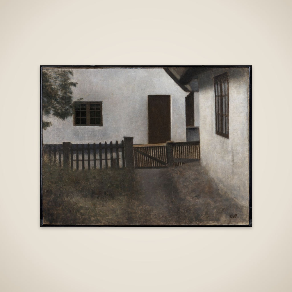 Husgavle. Frederiksværk. Sommer. unframed print