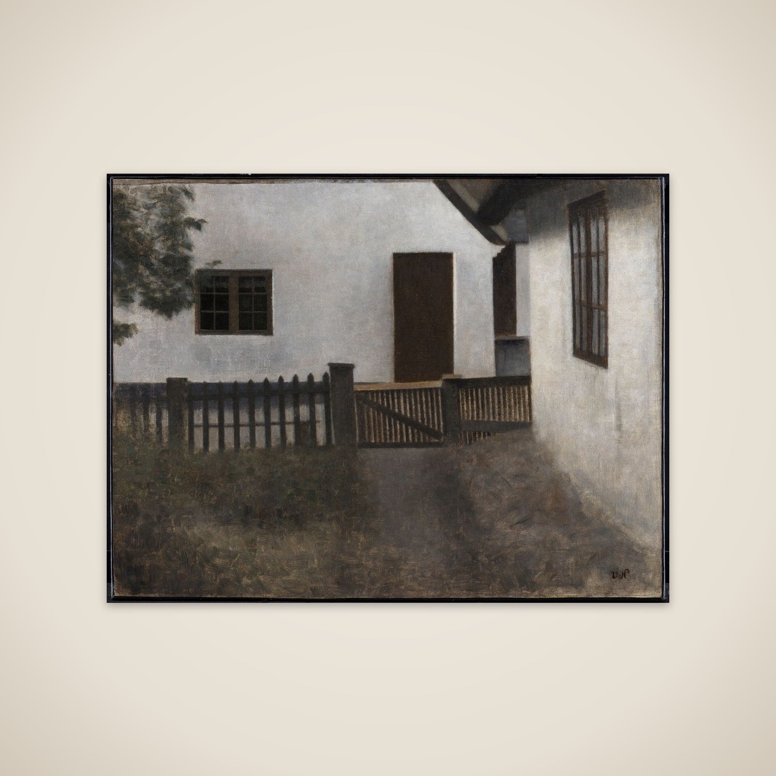 Husgavle. Frederiksværk. Sommer. unframed print