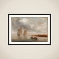 Flodlandskab framed