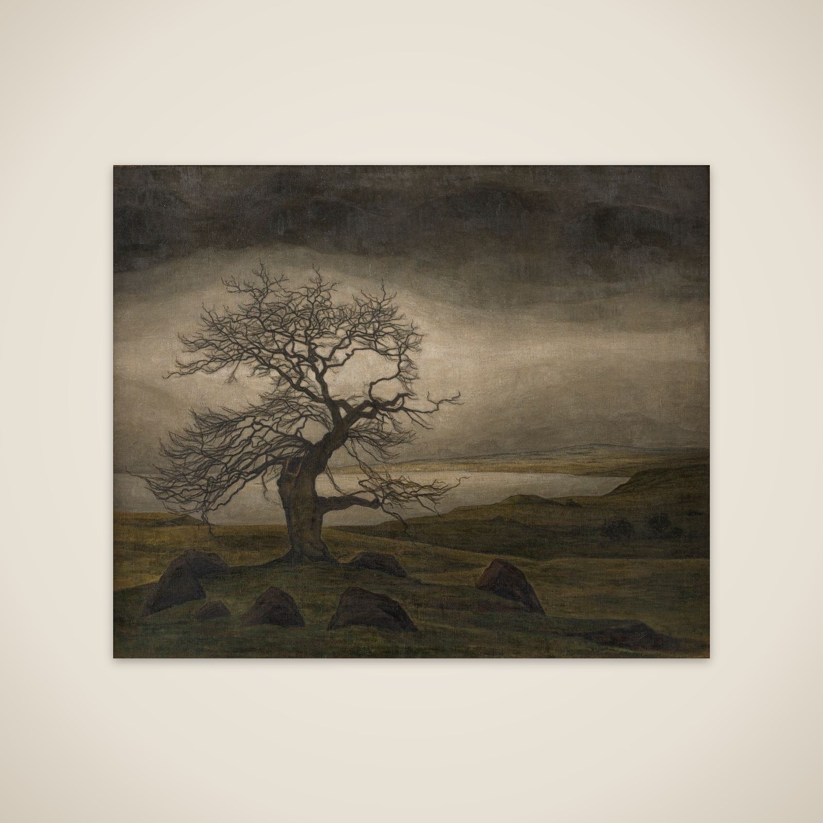 Landskab unframed print
