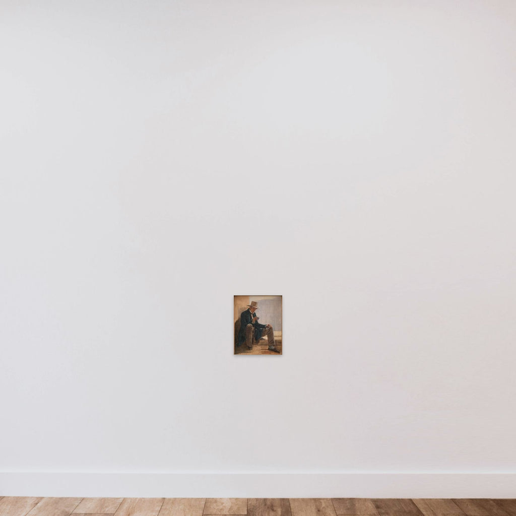 Martinus Rørbye unframed — shown to scale