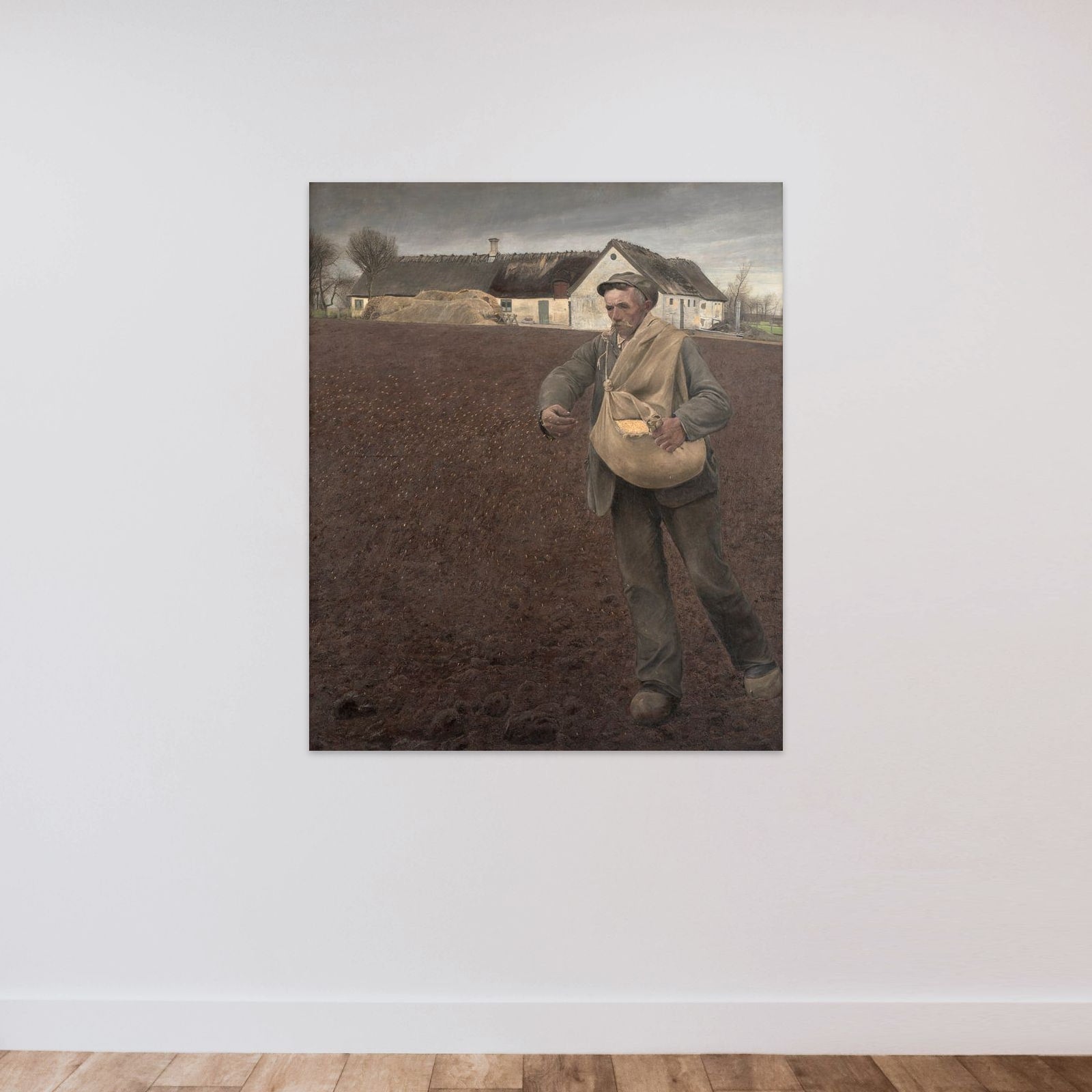 Sædemanden unframed — shown to scale