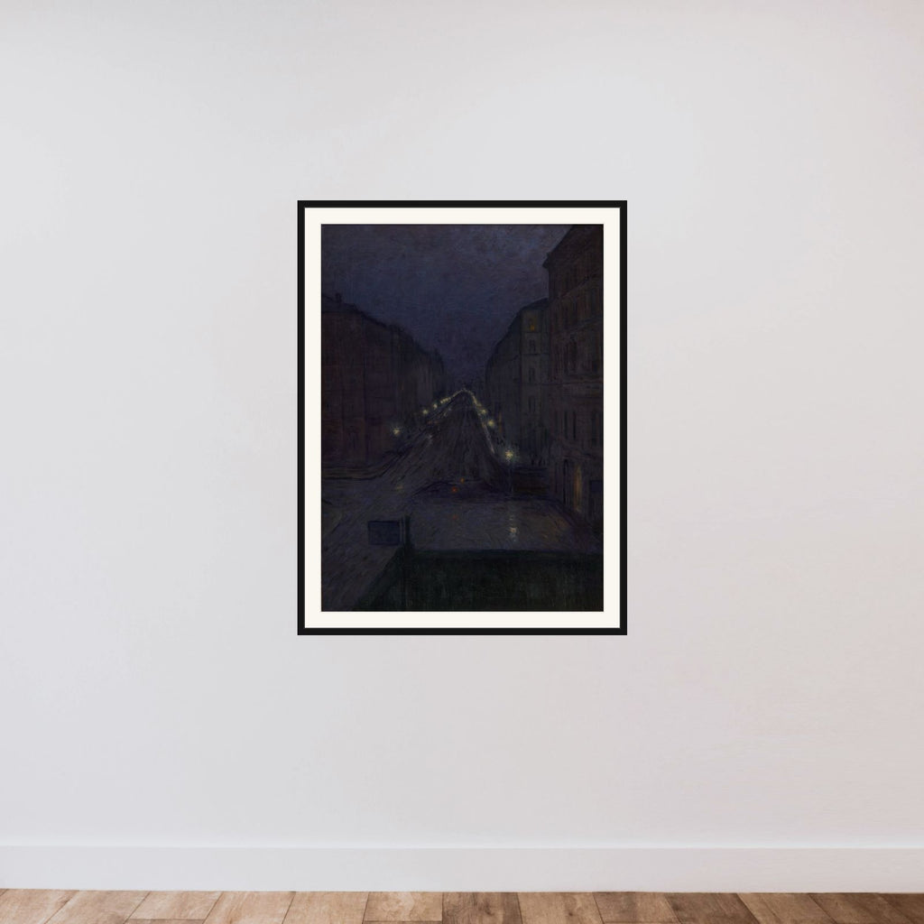 Roslagsgatan, Stockholm framed — shown to scale