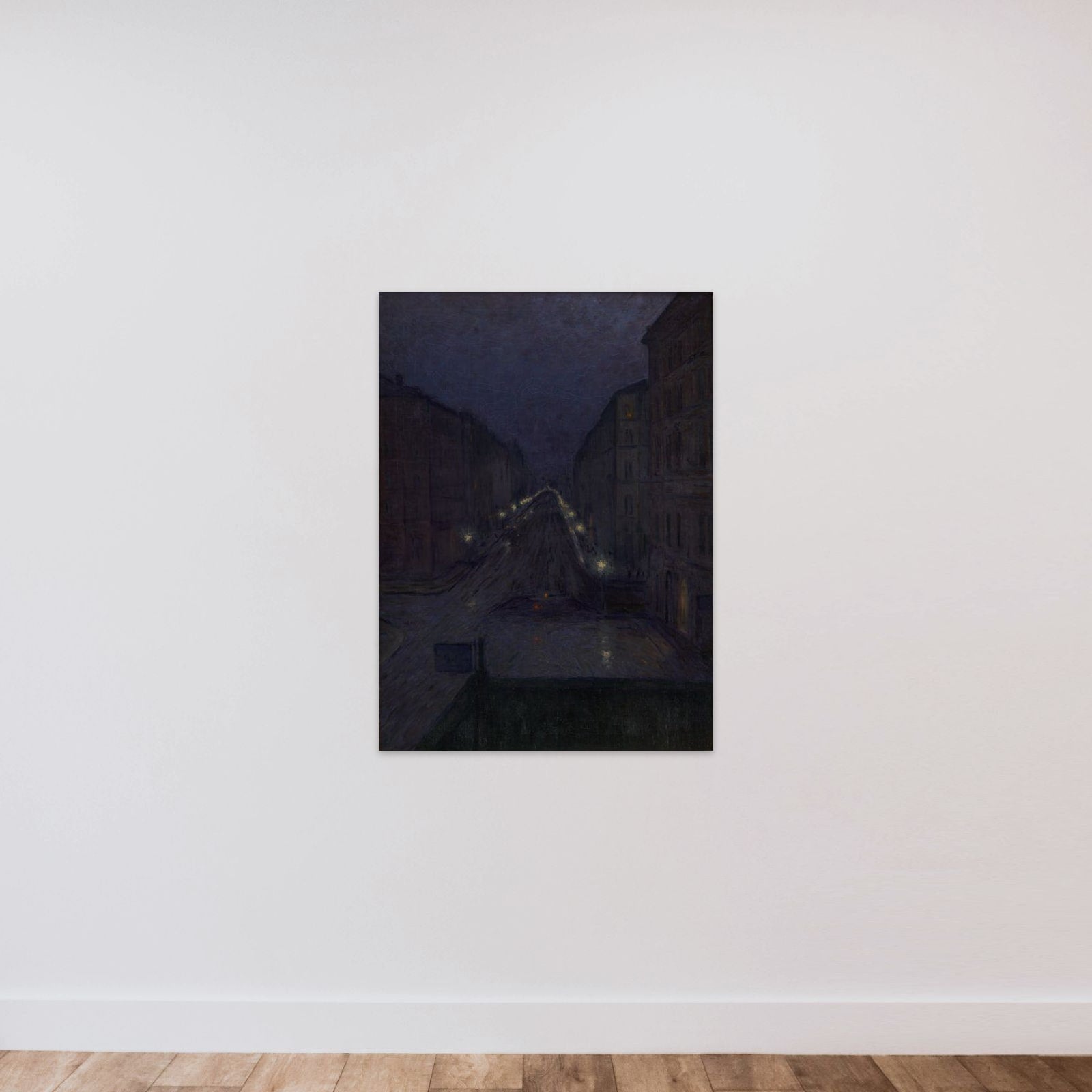 Roslagsgatan, Stockholm unframed — shown to scale