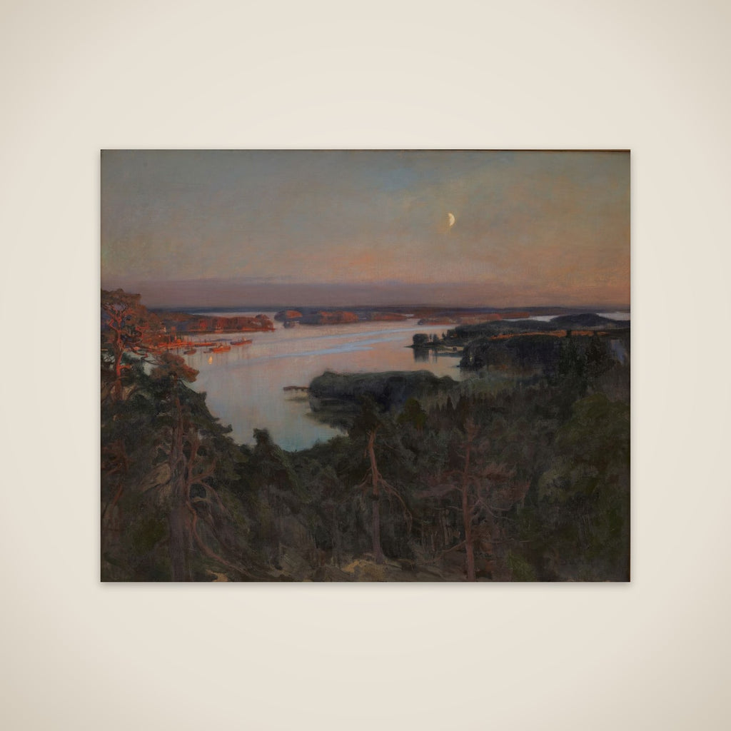 Sommeraften, Haiko-Fjorden unframed print