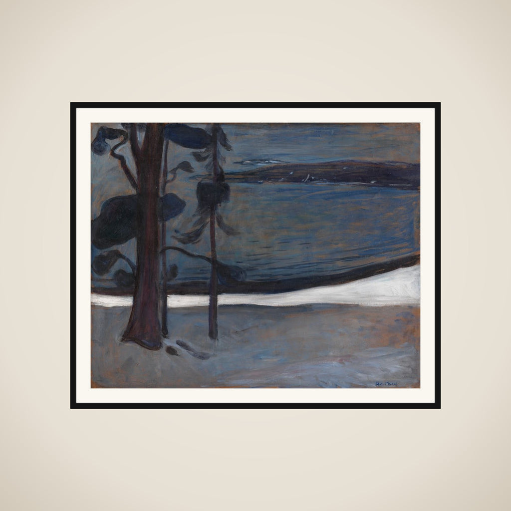 Vinter ved Nordstrand framed