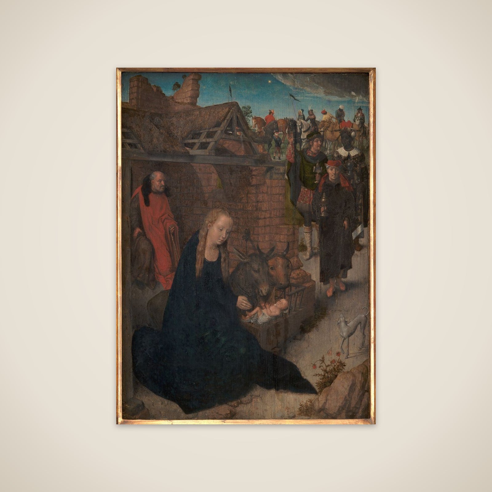 Kongernes tilbedelse unframed print