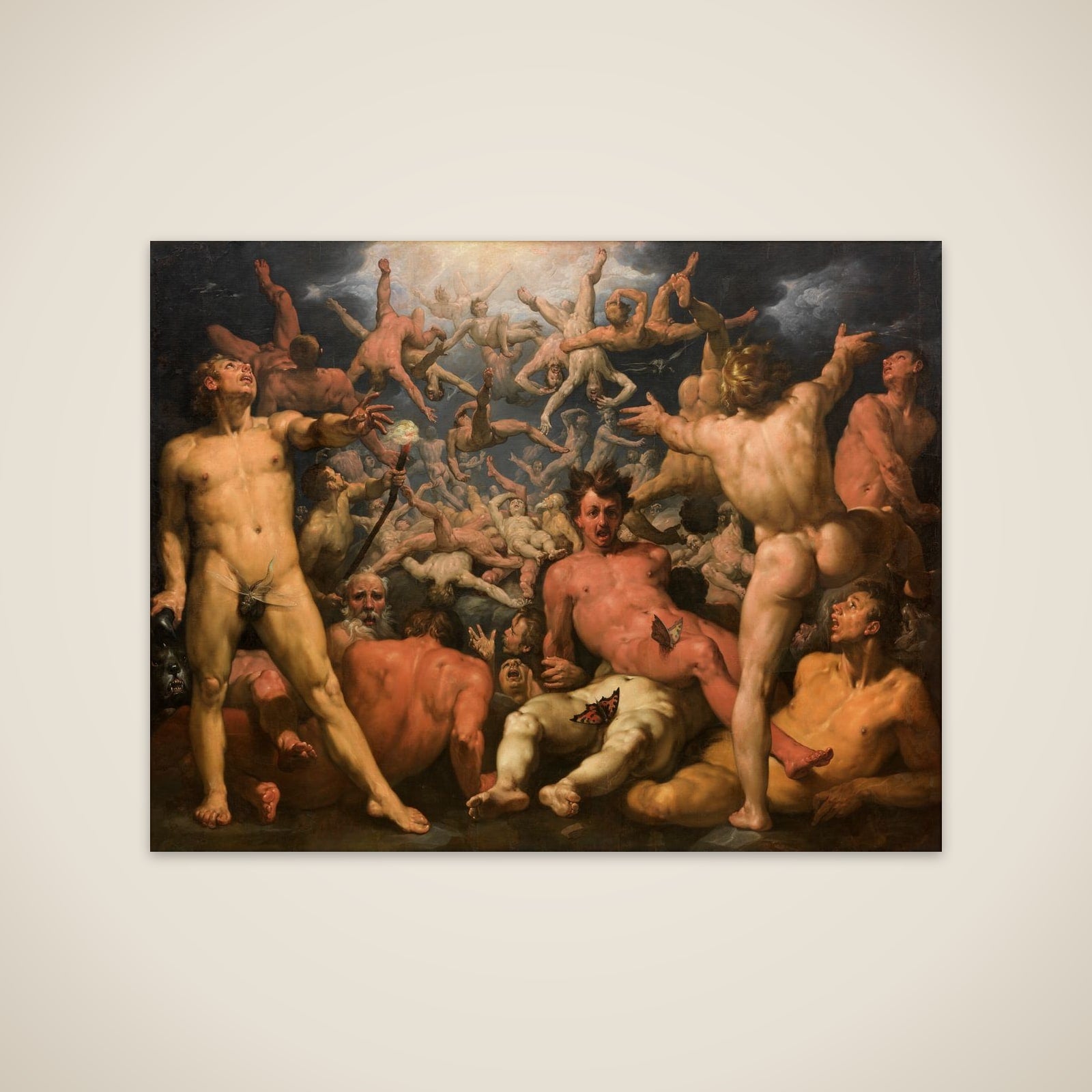 Titanernes fald unframed print