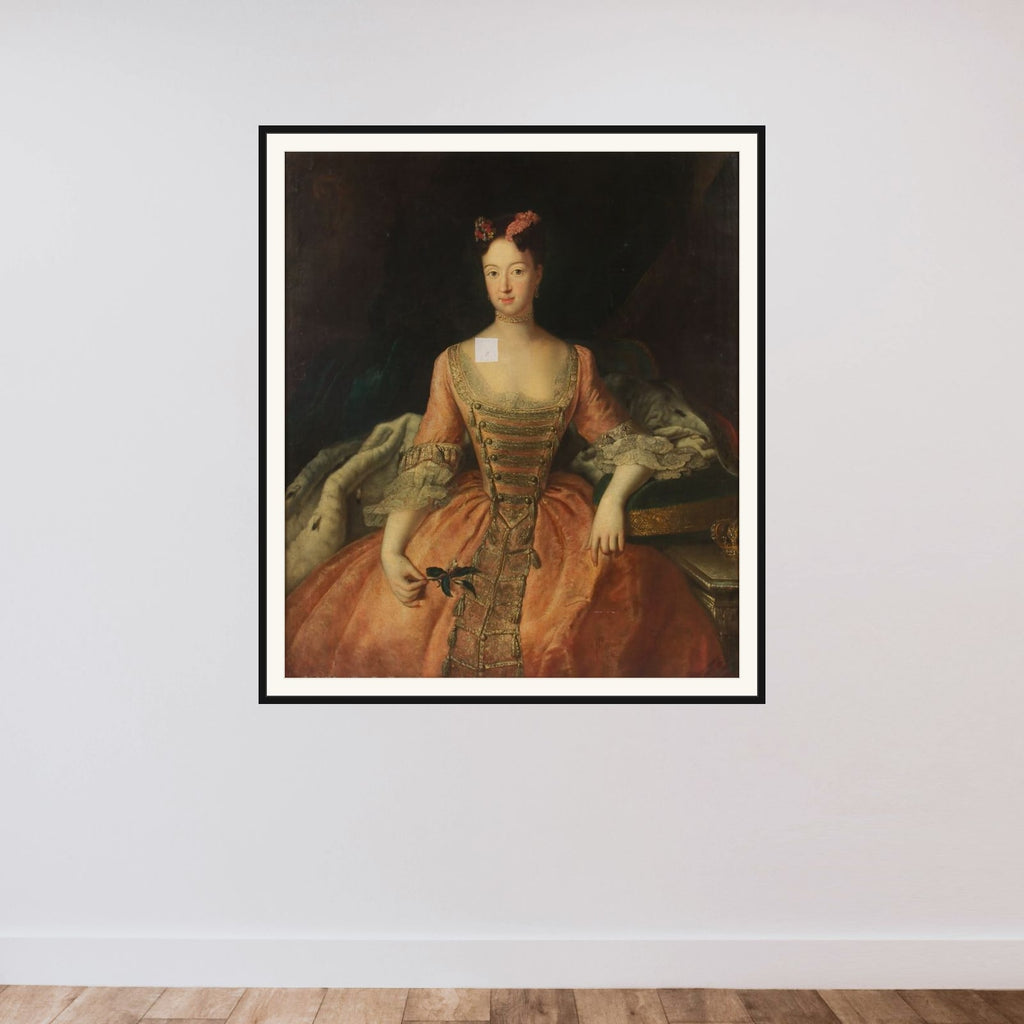 Frederikke Sofie Wilhelmine, Markgrevinde af Bayreuth framed — shown to scale