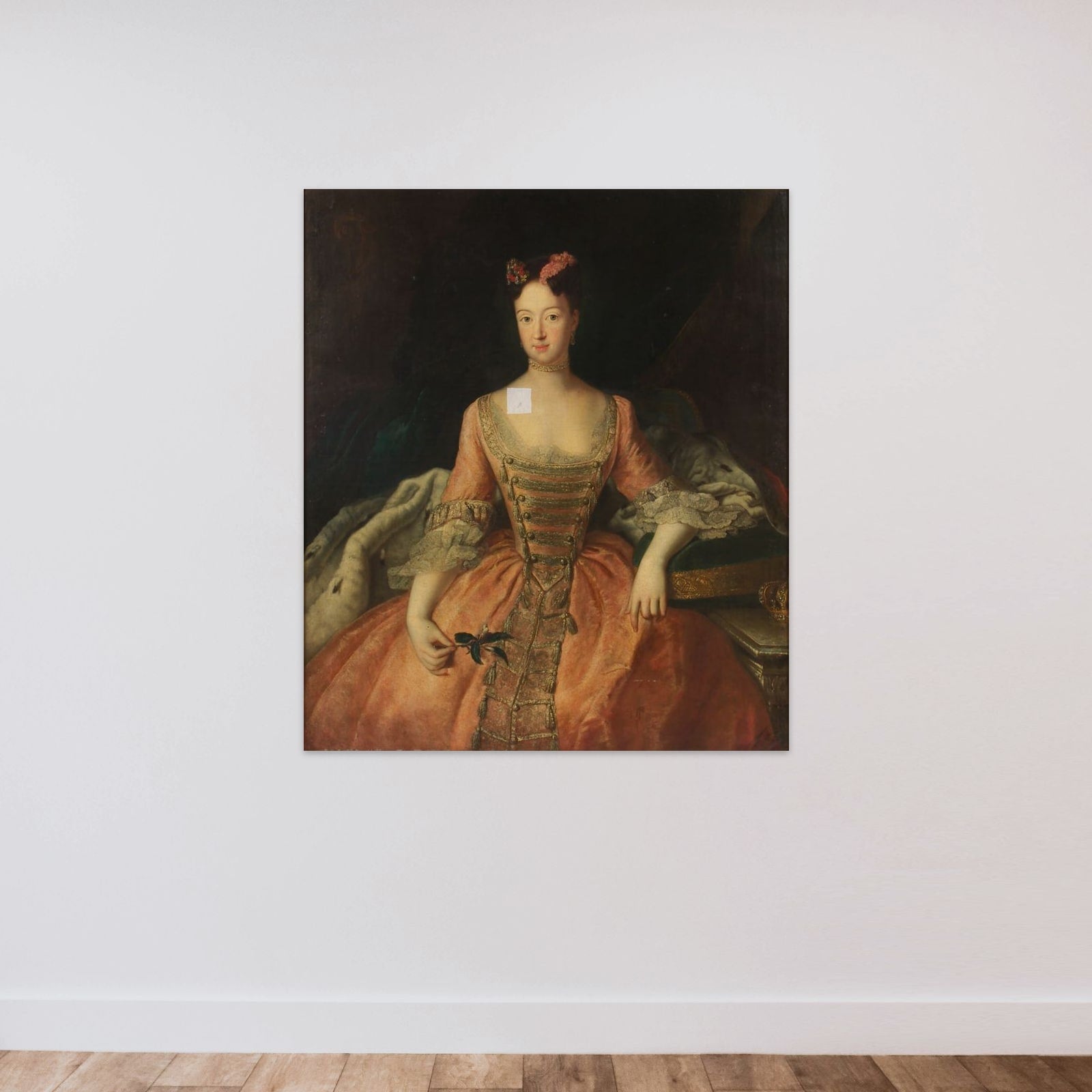 Frederikke Sofie Wilhelmine, Markgrevinde af Bayreuth unframed — shown to scale