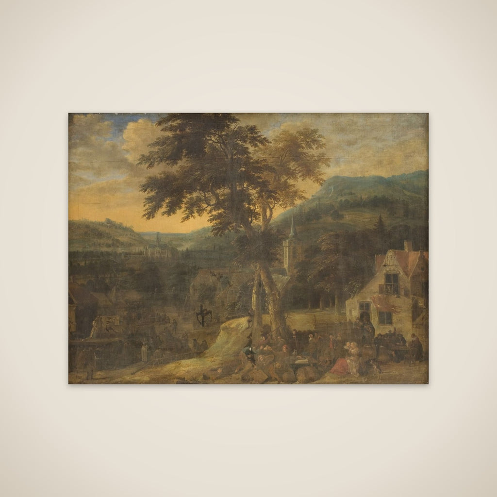 En landsbyfest unframed print