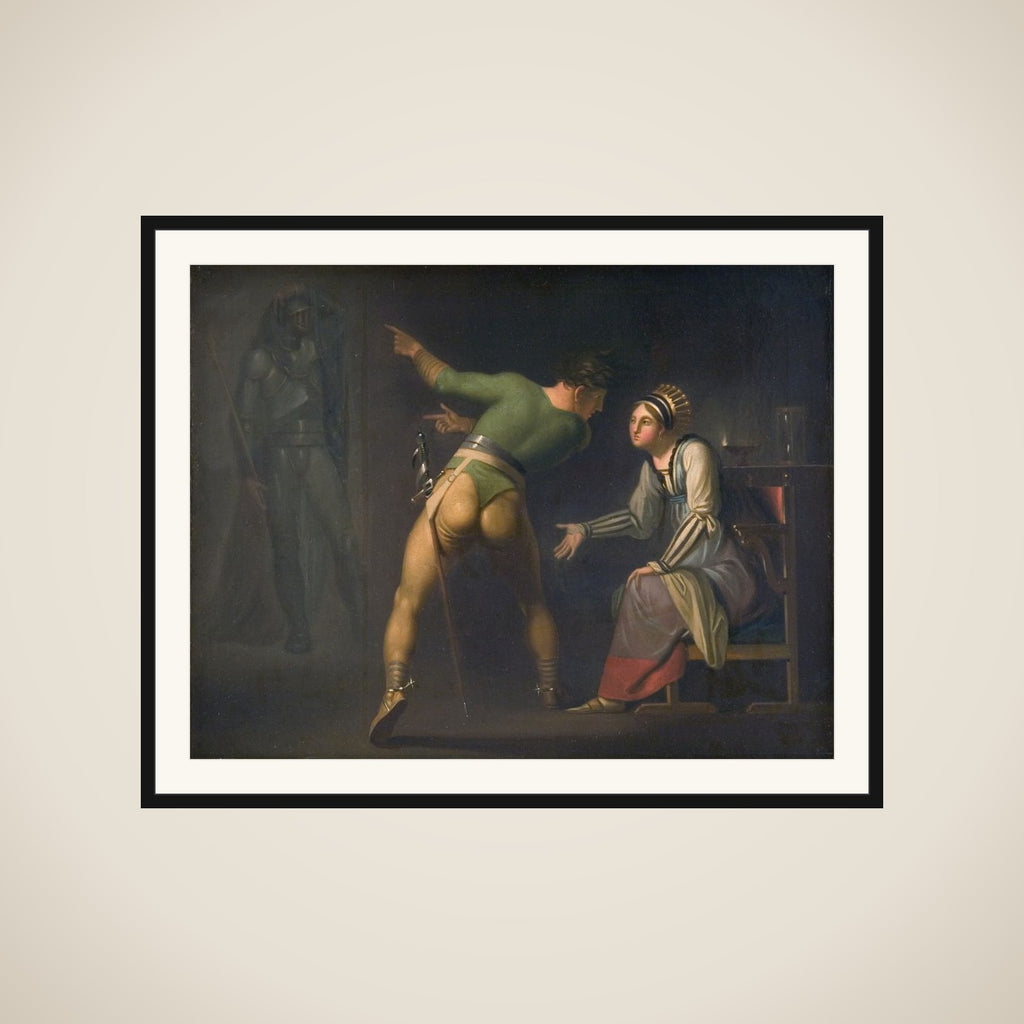 Hamlet hos sin moder framed
