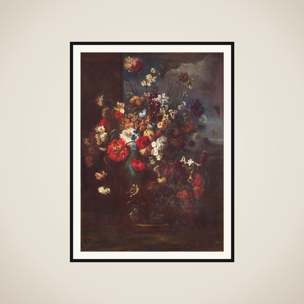 Blomsterstykke framed
