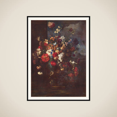 Blomsterstykke framed