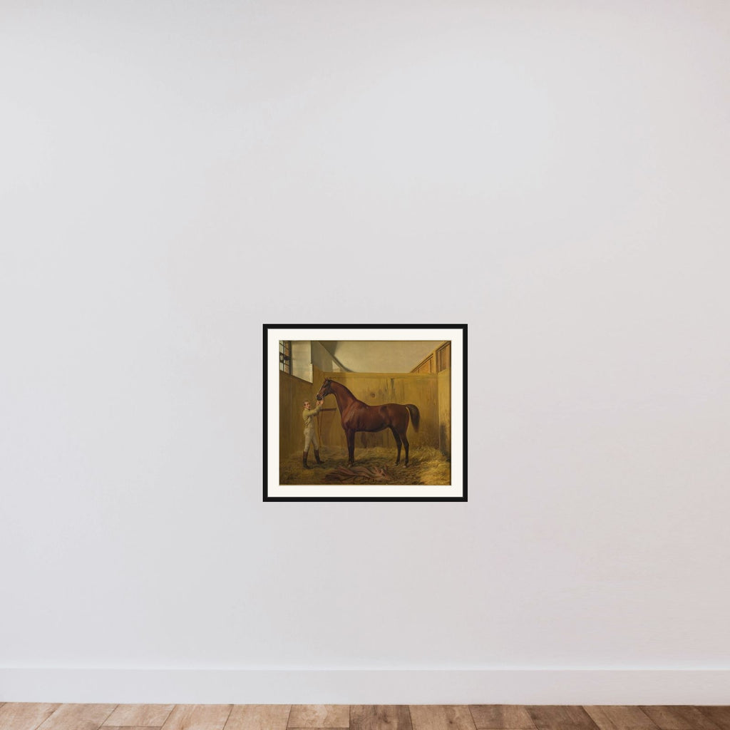 Rubini framed — shown to scale