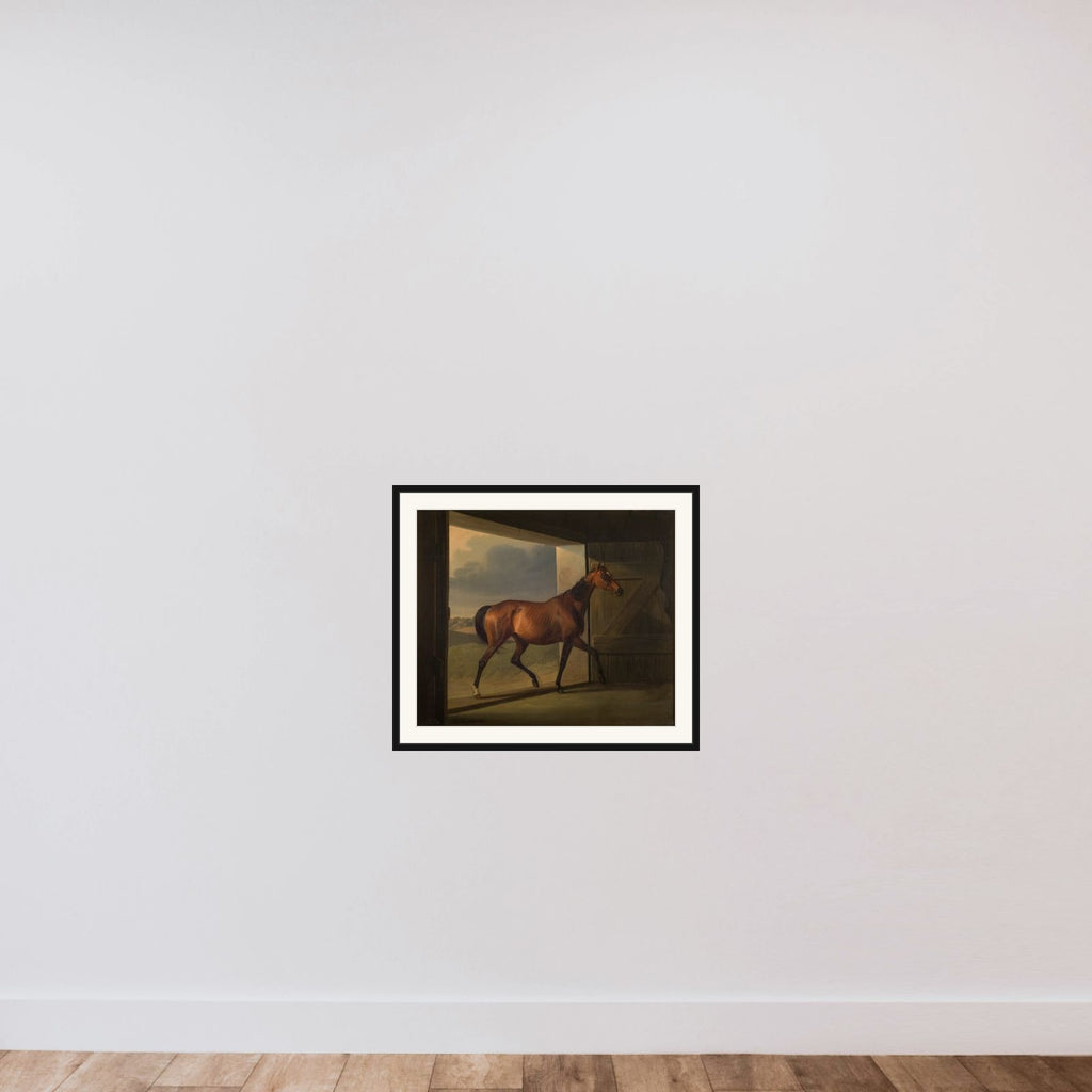 Jutta framed — shown to scale