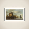 Hollandsk flodprospekt framed