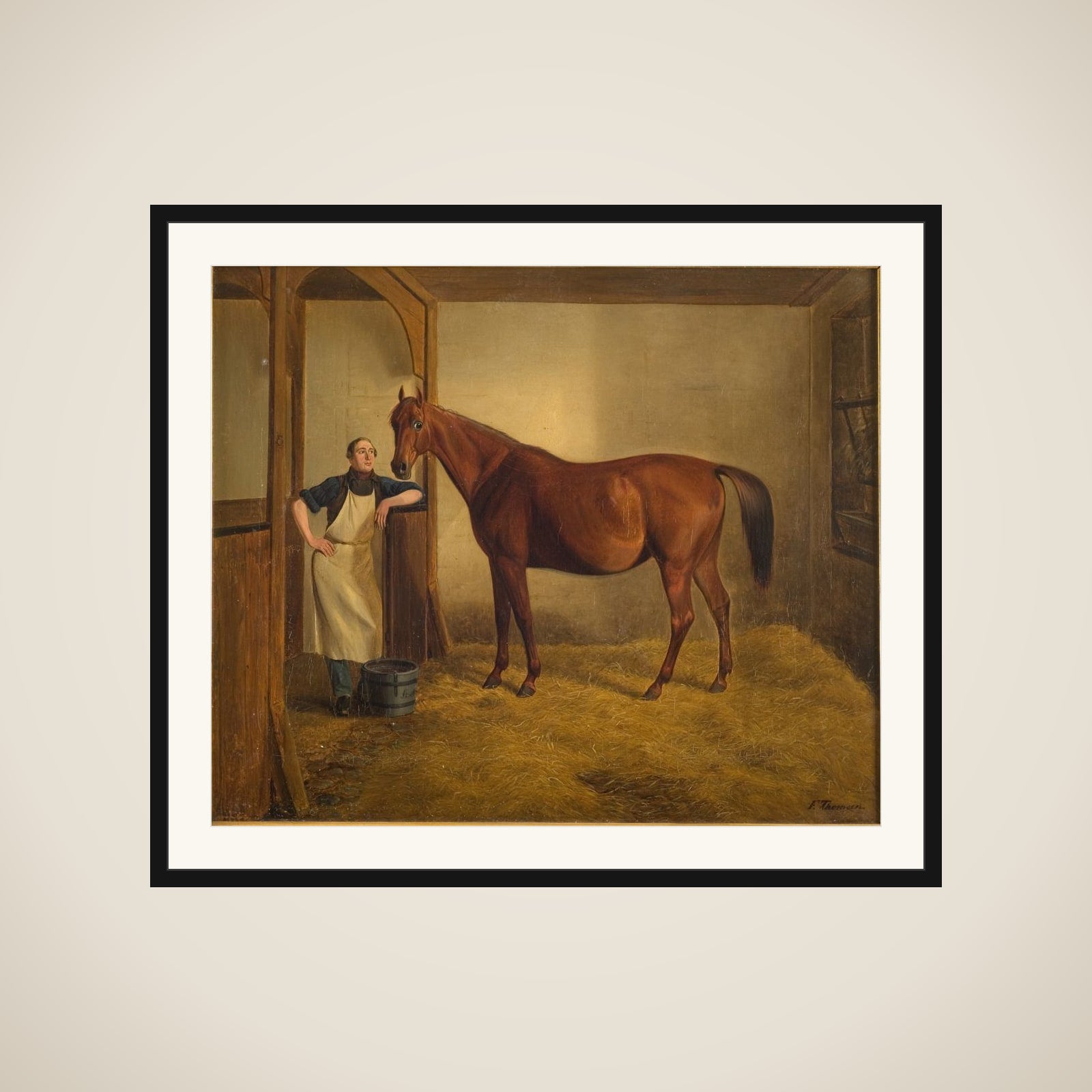 Queen of Saba framed