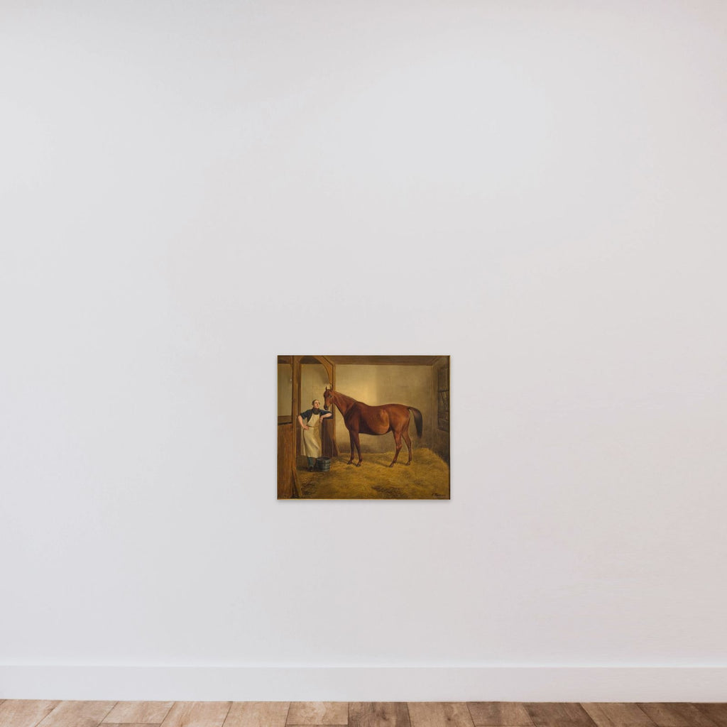 Queen of Saba unframed — shown to scale