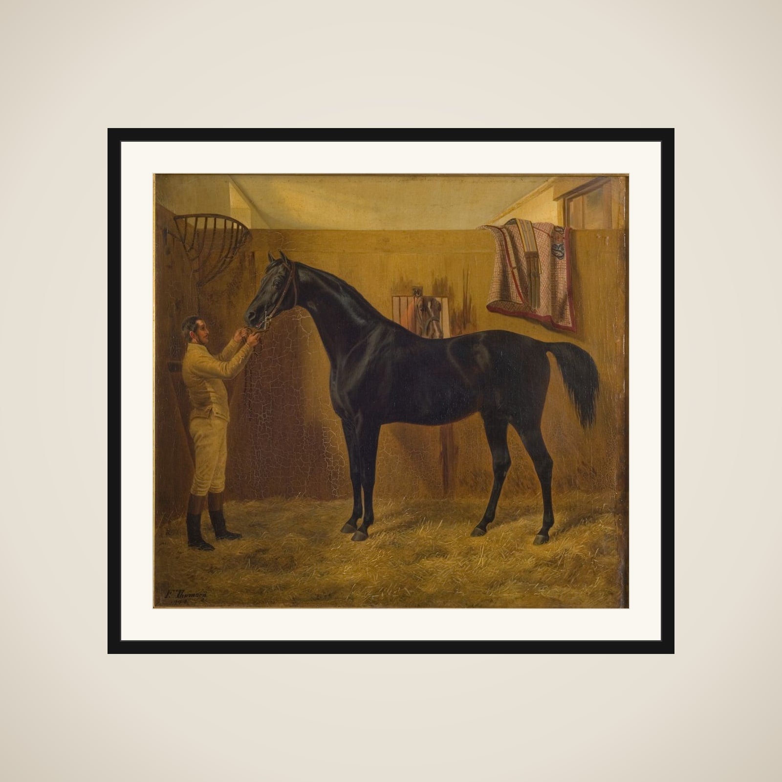 Black Comet framed