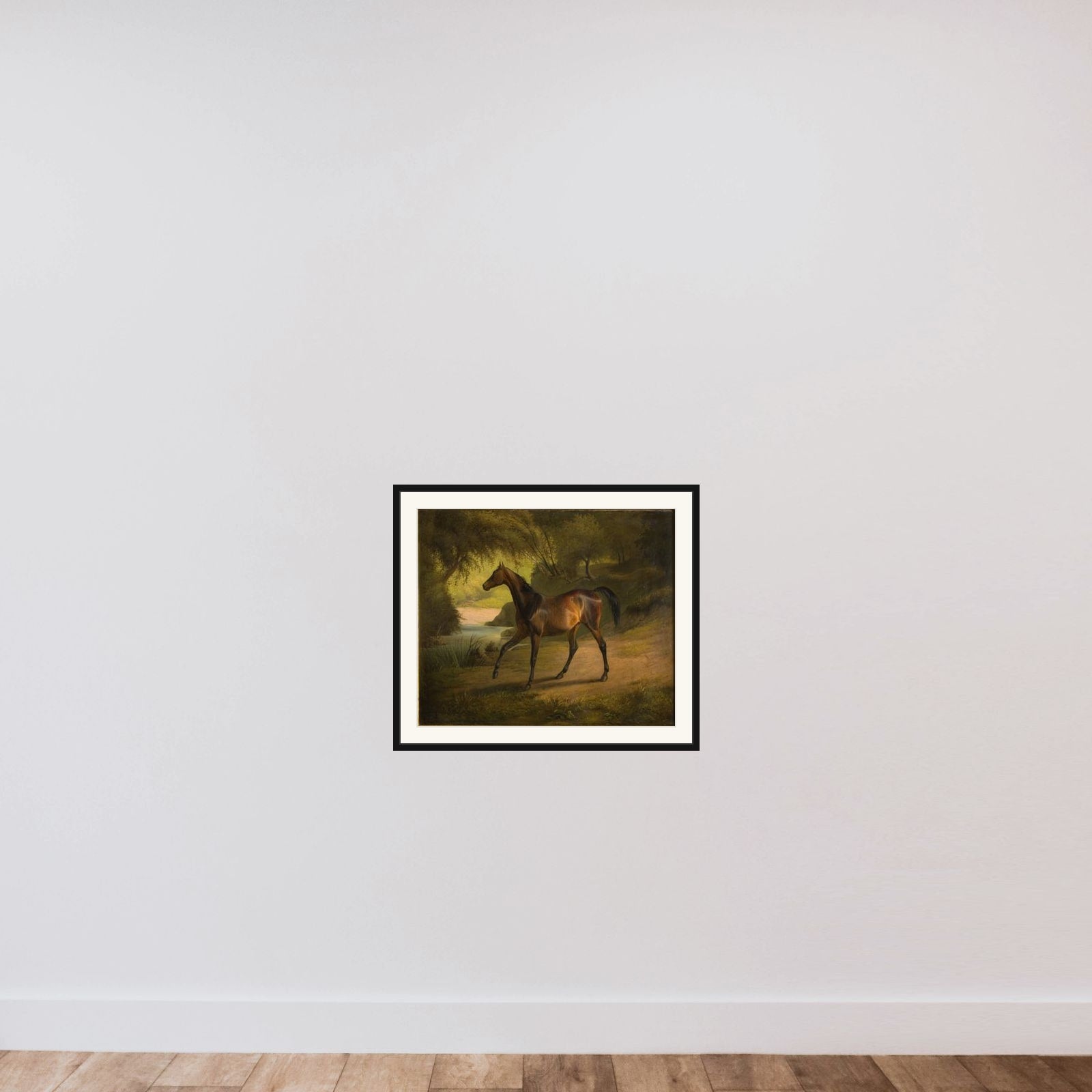 Antonia framed — shown to scale