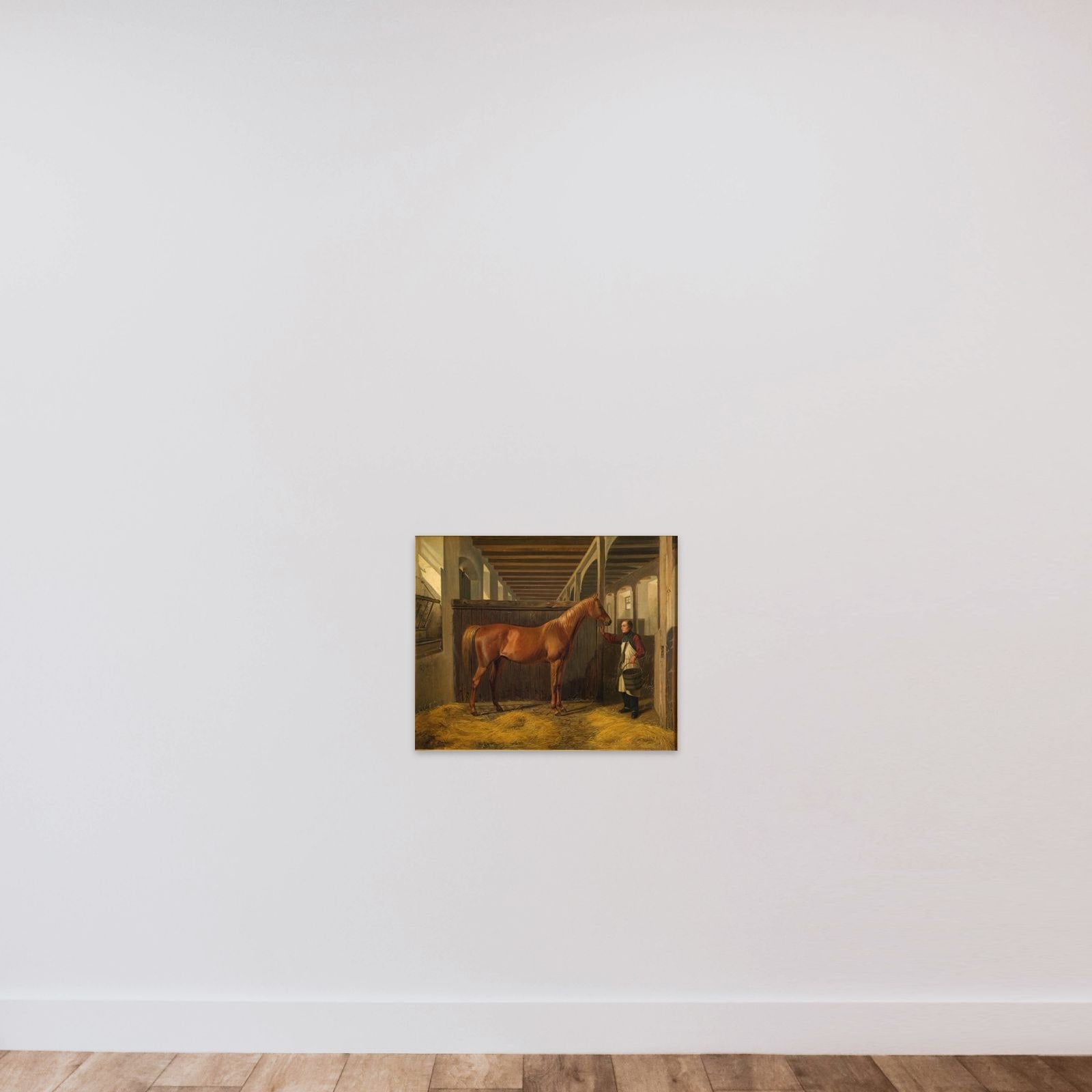 La Danseuse unframed — shown to scale