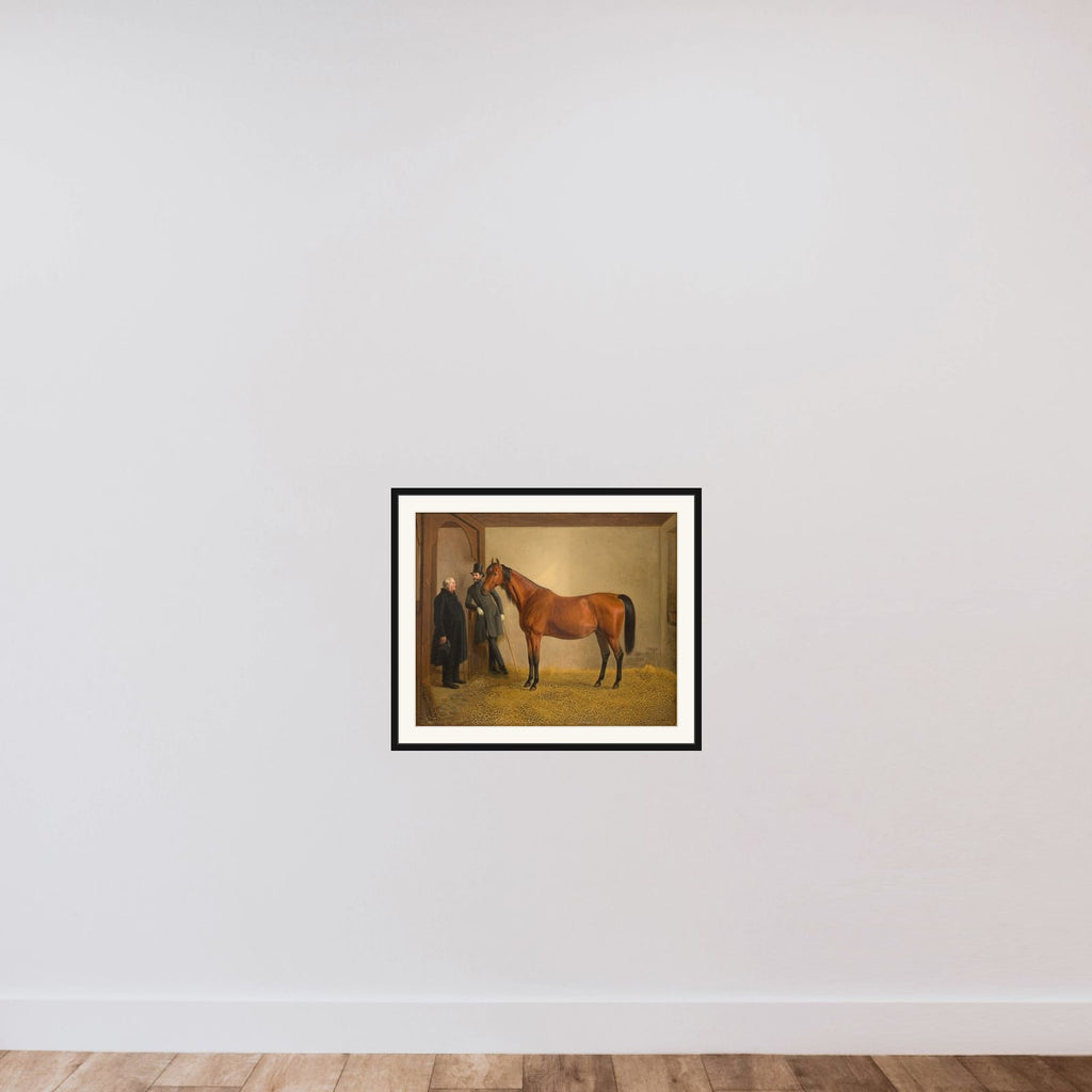 Bacarolle framed — shown to scale