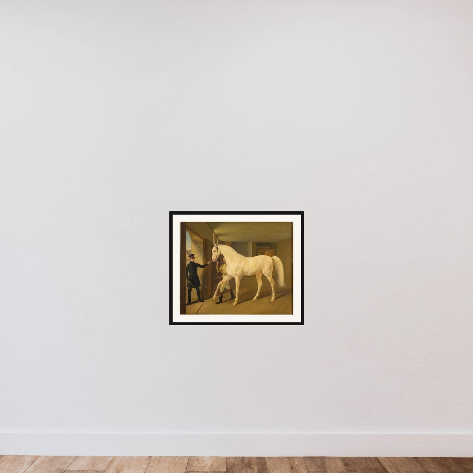 Hother framed — shown to scale