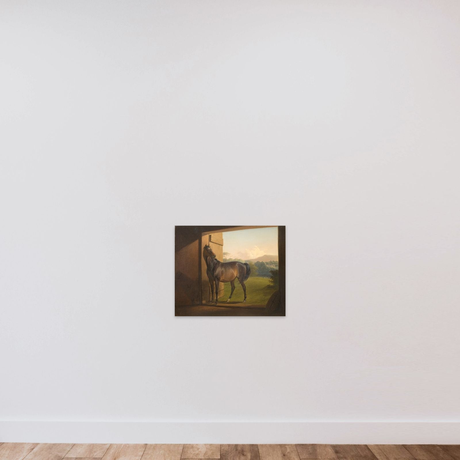 Reveller Mare unframed — shown to scale