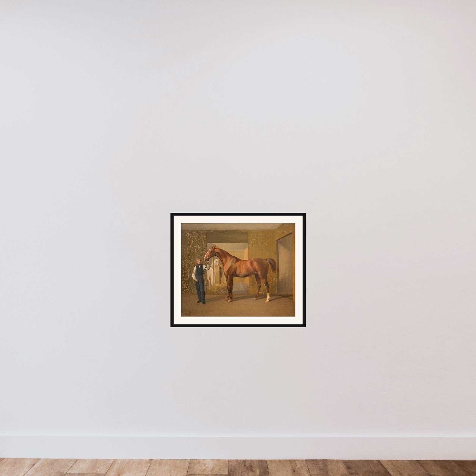Lord Cochrane framed — shown to scale